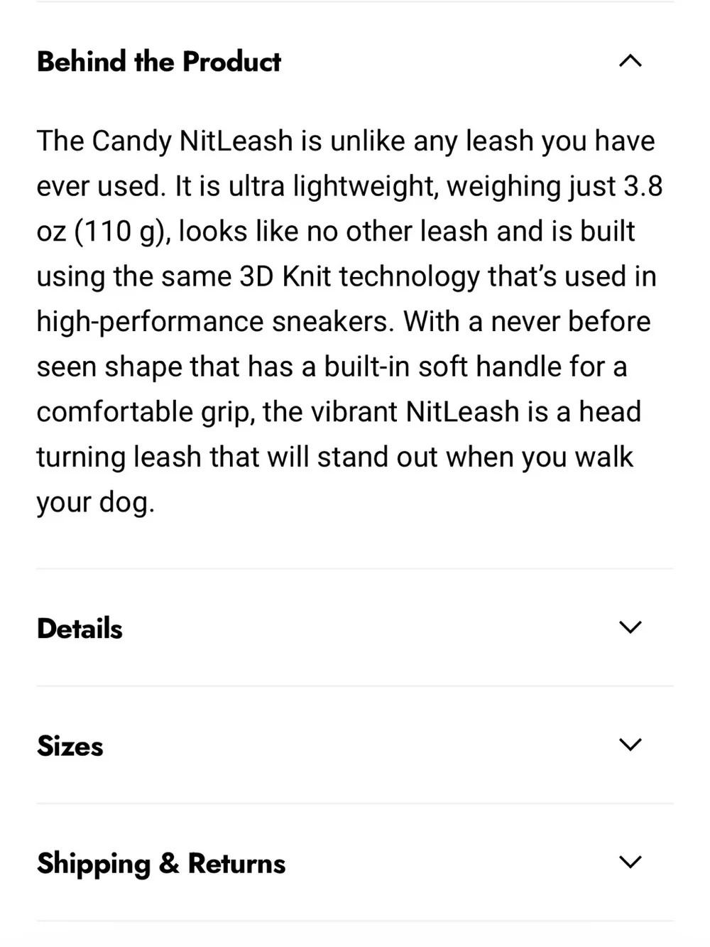 🍬 Zee.Dog NitLeash ~ Candy